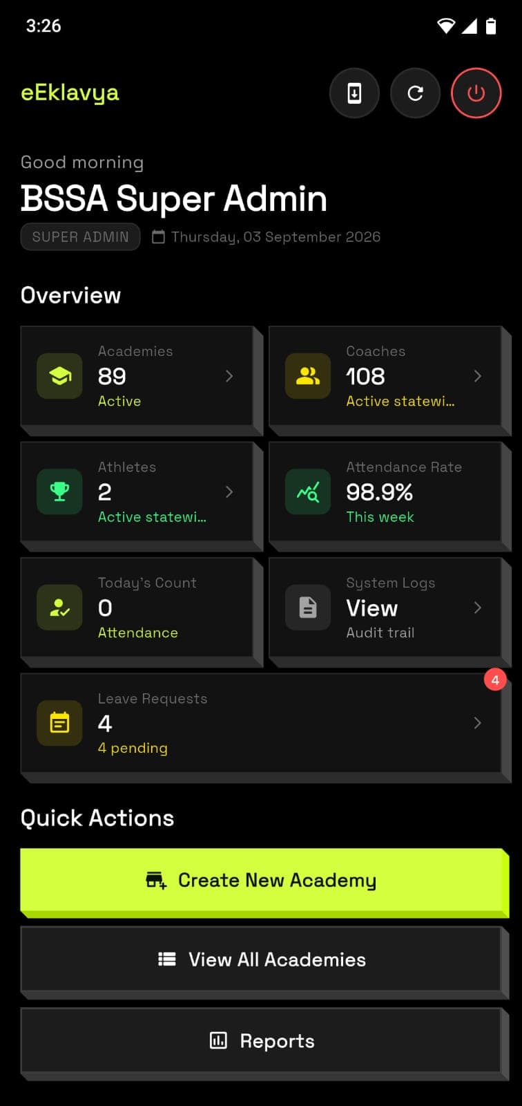 Citizen facility-booking app
